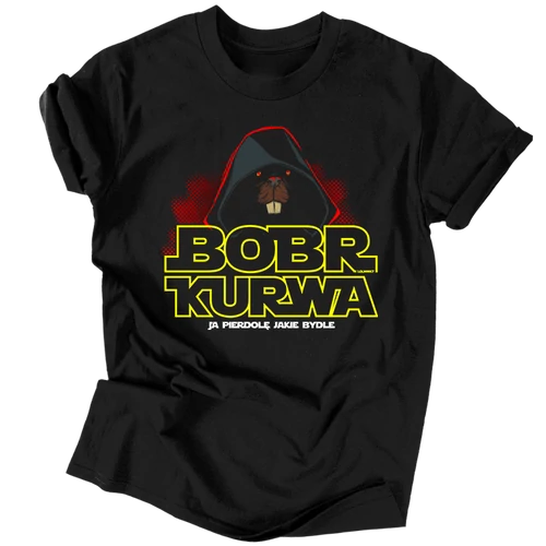 BOBR KURWA férfi póló (fekete)