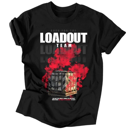 Loadout Team férfi póló (Fekete)