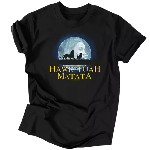 Hawk Tuah Matata férfi póló (fekete)