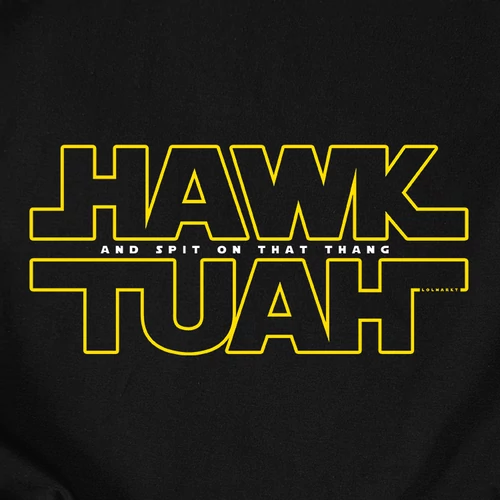Hawk Tuah Wars férfi póló (b_fekete)