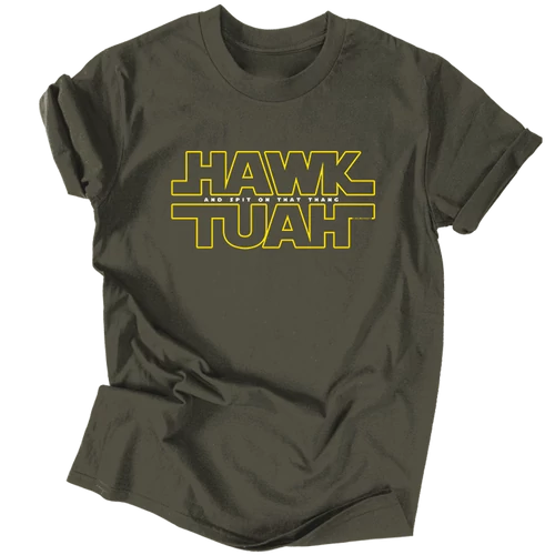 Hawk Tuah Wars férfi póló (grafit)