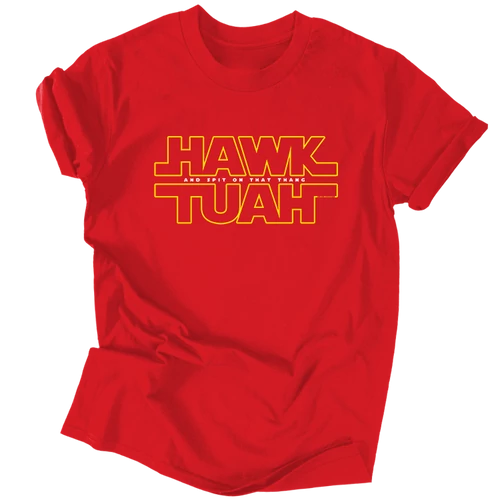 Hawk Tuah Wars férfi póló (piros)