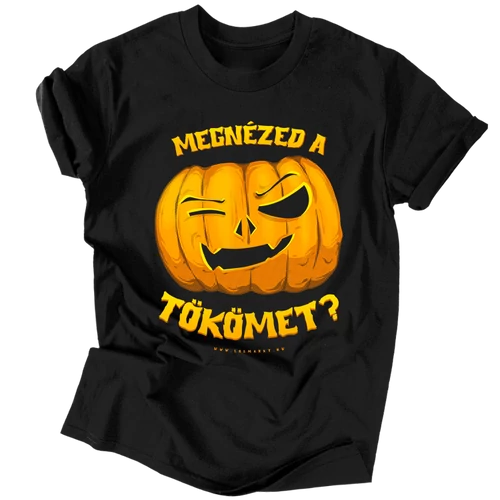 Megnézed a tökömet? férfi póló (fekete)