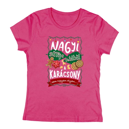 Nagyi sütije női póló (Rózsaszín)