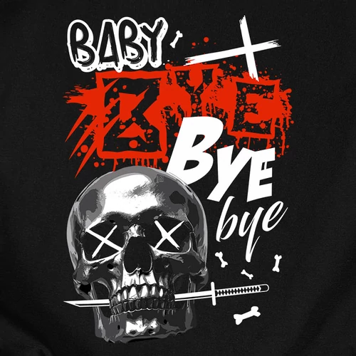 Deadpool bye bye bye (fekete)