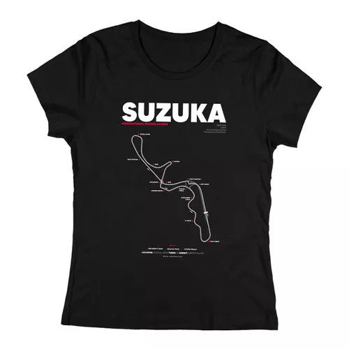 SUZUKA női póló (Fekete)