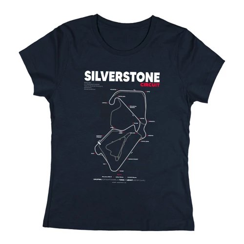 SILVERSTONE női póló (Sötétkék)