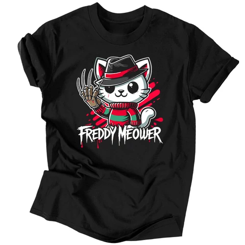 Freddy Meower férfi póló Fekete)