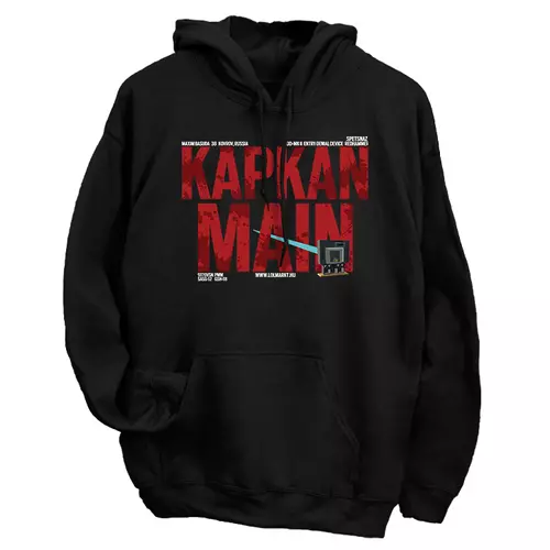 Kapkan Main kapucnis pulóver (Fekete)