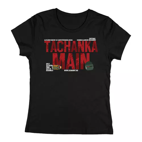 Tachanka Main női póló (Fekete)