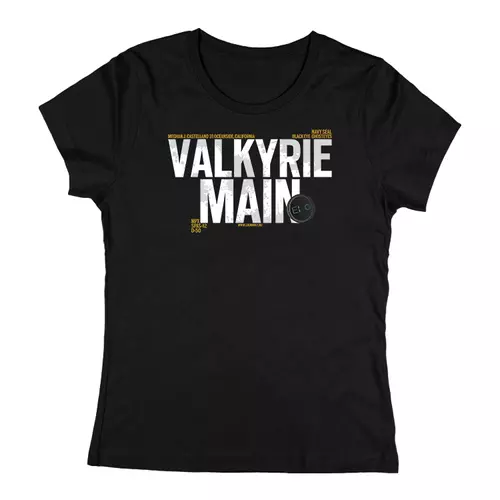 Valkyrie Main női póló (Fekete)