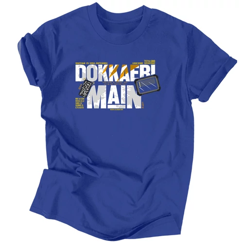 Dokkaebi Main férfi póló (Királykék)