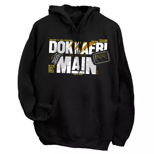 Dokkaebi Main kapucnis pulóver (Fekete)