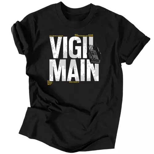 Vigil Main férfi póló (Fekete)