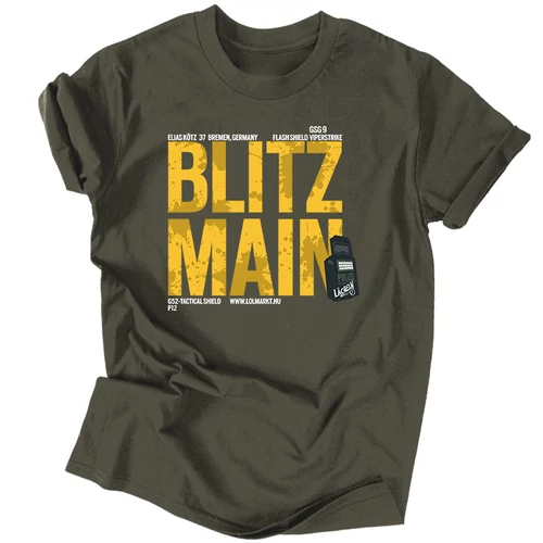 Blitz Main férfi póló (Grafit)