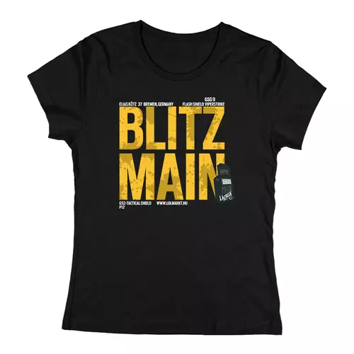 Blitz Main női póló (Fekete)