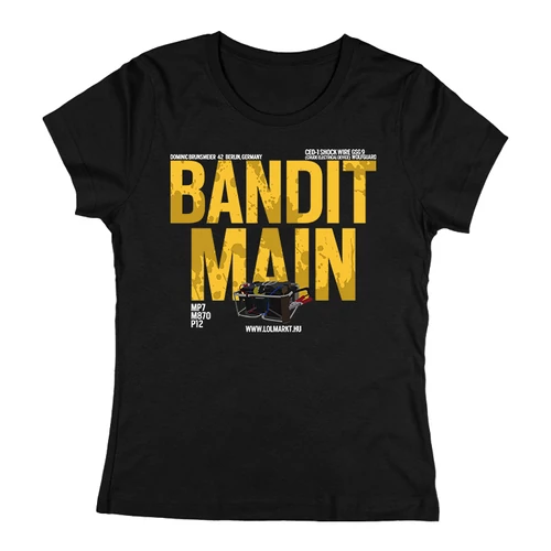 Bandit Main női póló (Fekete)