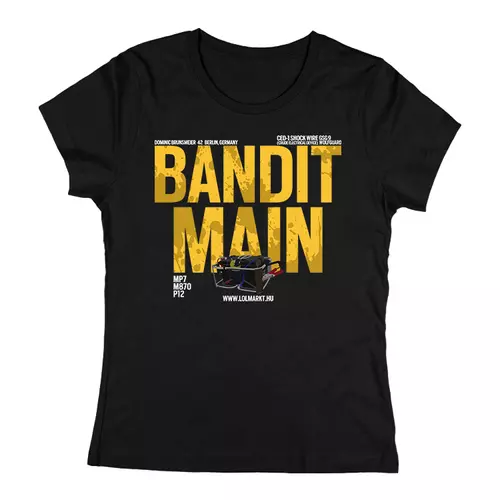 Bandit Main női póló (Fekete)