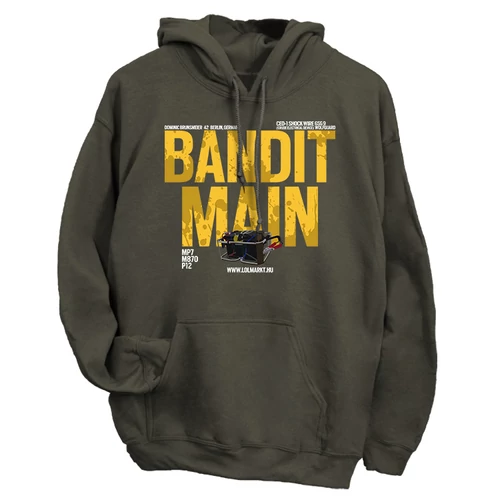 Bandit Main kapucnis pulóver (Grafit)