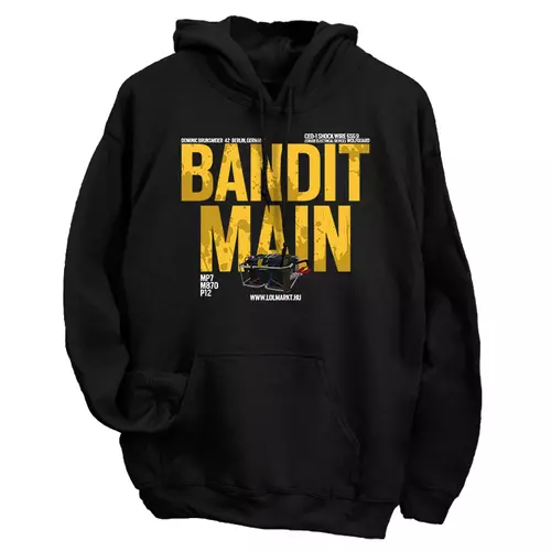 Bandit Main kapucnis pulóver (Fekete)