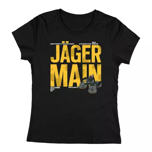 Jäger Main női póló (Fekete)