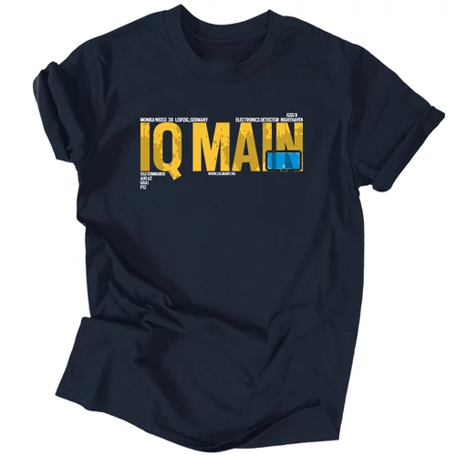 IQ Main férfi póló (Sötétkék)