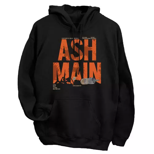 Ash Main kapucnis pulóver (Fekete)