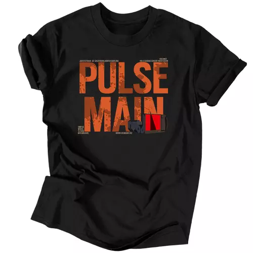 Pulse Main férfi póló (Fekete)