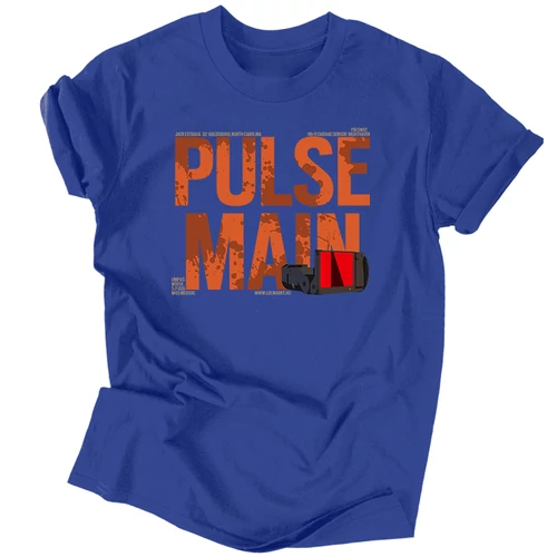 Pulse Main férfi póló (Királykék)