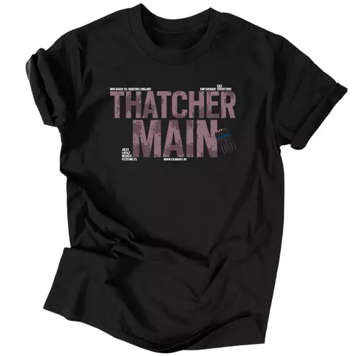 Thatcher Main férfi póló (Fekete)