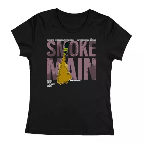 Smoke Main női póló (Fekete)