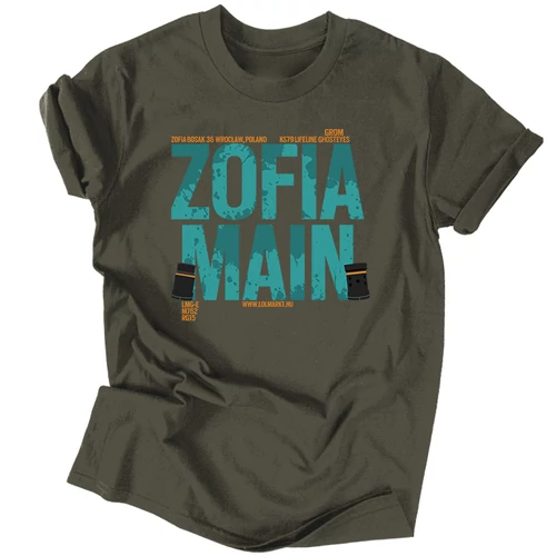 Zofia Main férfi póló (Grafit)