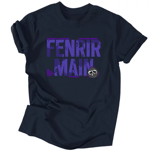 Fenrir Main férfi póló (Sötétkék)