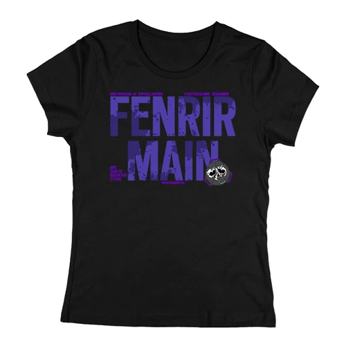 Fenrir Main női póló (Fekete)
