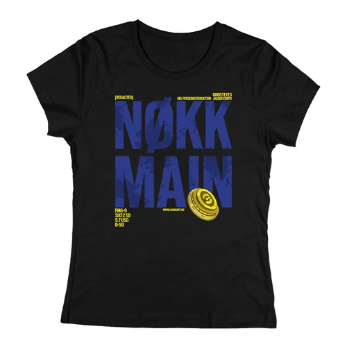 Nøkk Main női póló (Fekete)