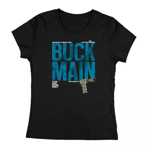 Buck Main női póló (Fekete)