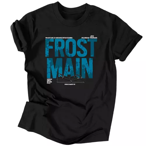 Frost Main férfi póló (Fekete)