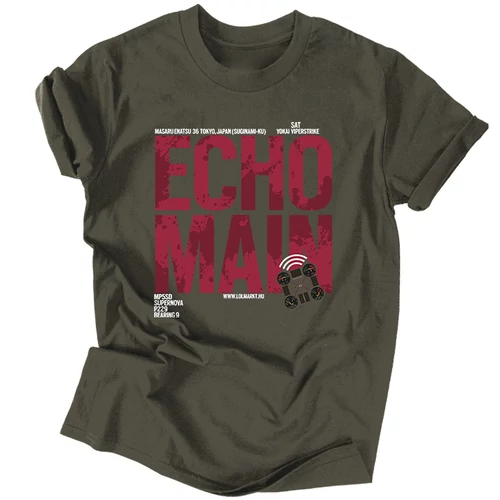 Echo Main férfi póló (Grafit)