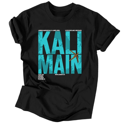 Kali Main férfi póló (Fekete)