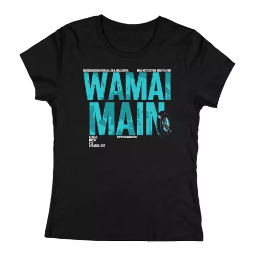 Wamai Main női póló (Fekete)