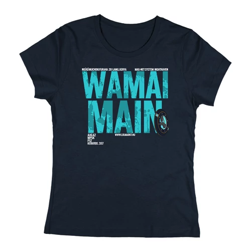 Wamai Main női póló (Sötétkék)