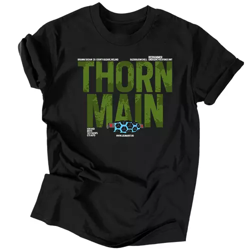 Thorn Main férfi póló (Fekete)