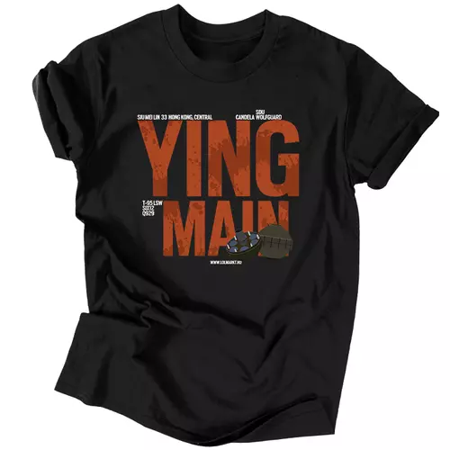 Ying Main férfi póló (Fekete)