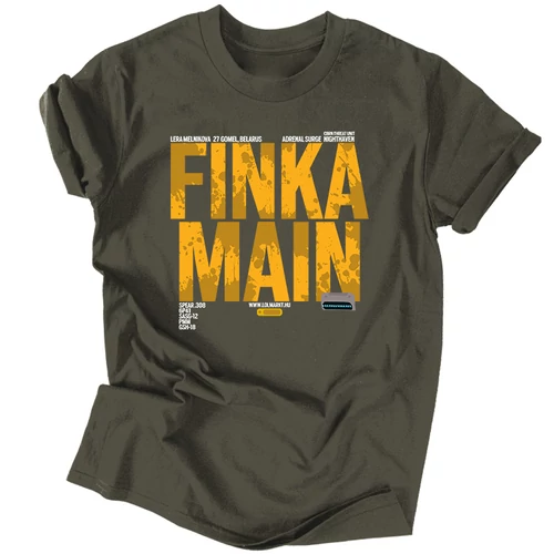 Finka Main férfi póló (Grafit)