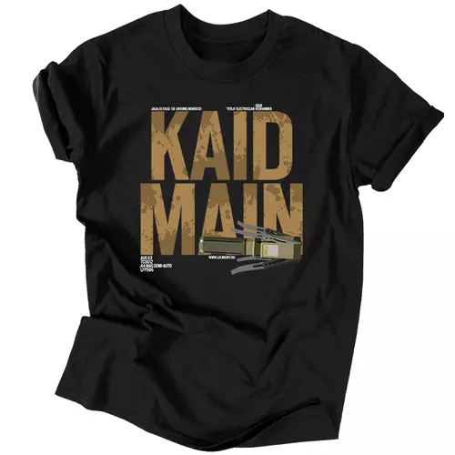 Kaid Main férfi póló (Fekete)