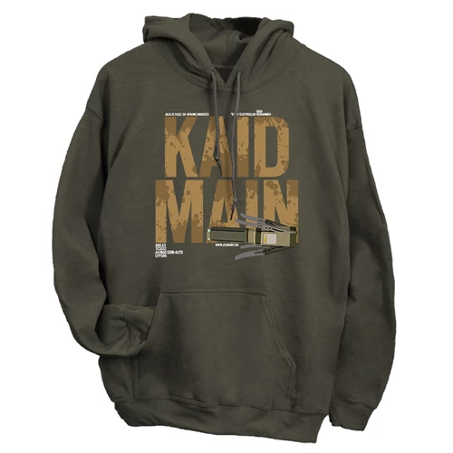 Kaid Main kapucnis pulóver (Grafit)