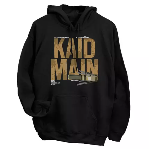 Kaid Main kapucnis pulóver (Fekete)