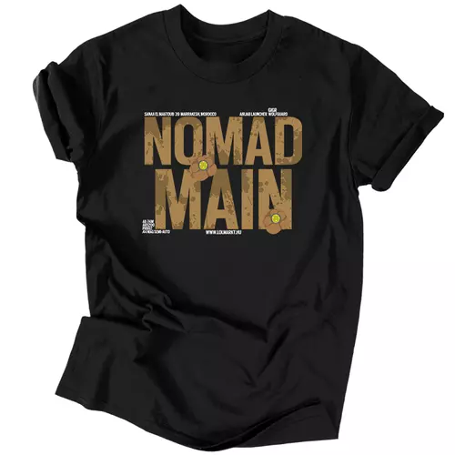 Nomad Main férfi póló (Fekete)