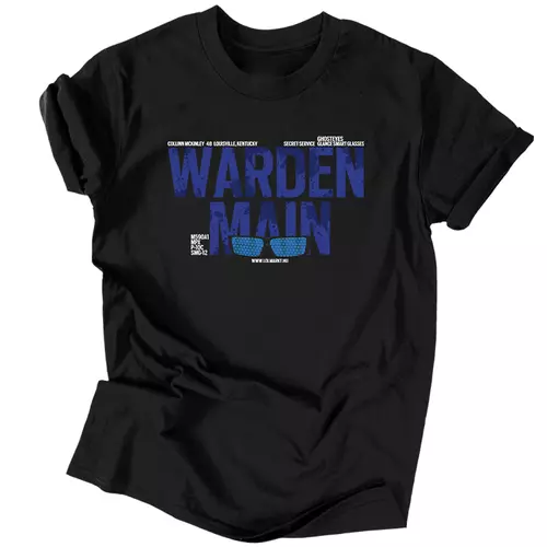 Warden Main férfi póló (Fekete)