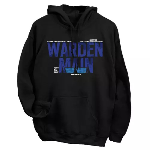 Warden Main kapucnis pulóver (Fekete)